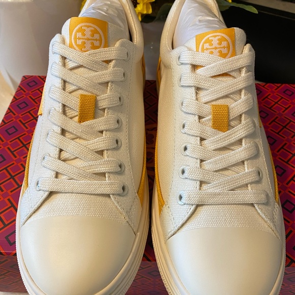 TORY BURCH CANVAS COURT SNEAKERS - Picture 5 of 9